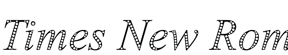 Times New Roman Ecofont Italic Font Download Free